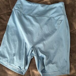 Gymshark High-Rise Light Blue Women’s Workout Shorts